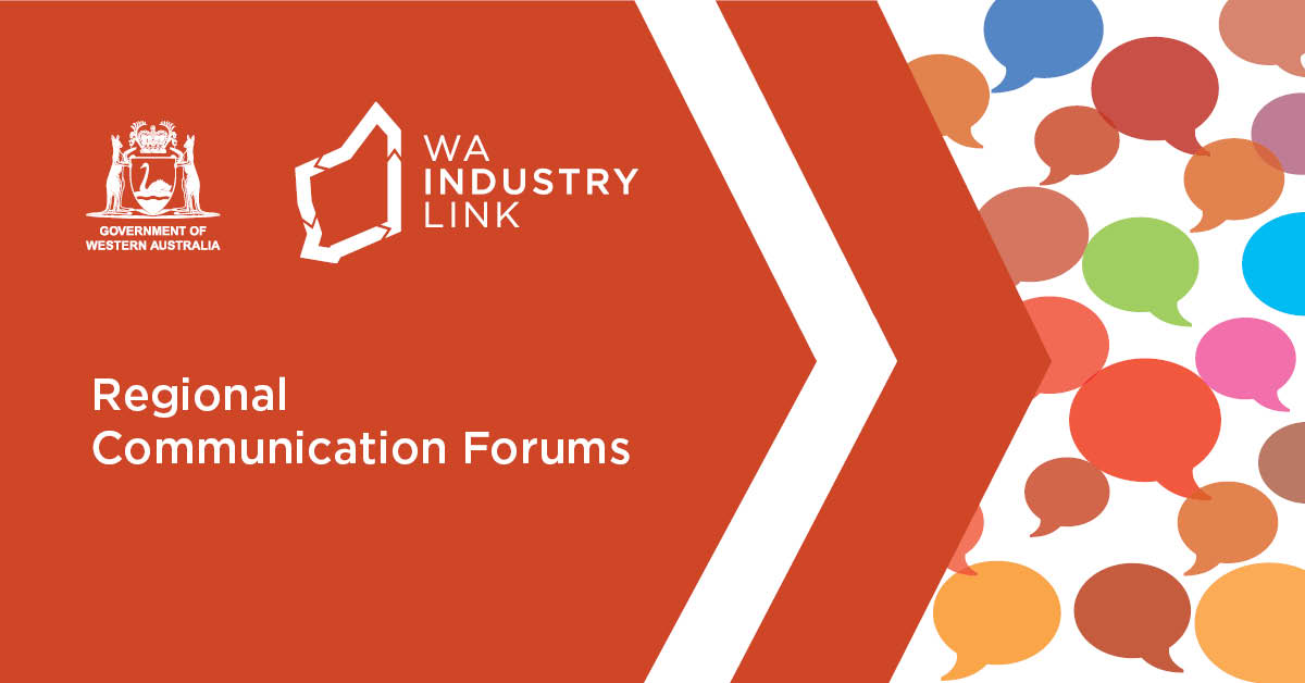 Wa Industry Link Regional Communications Forum Peel Development Commission