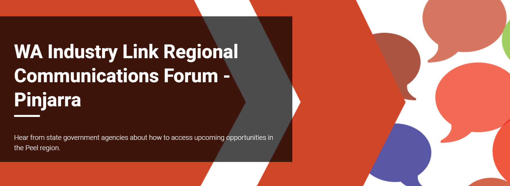 WA Industry Link Communications Forum