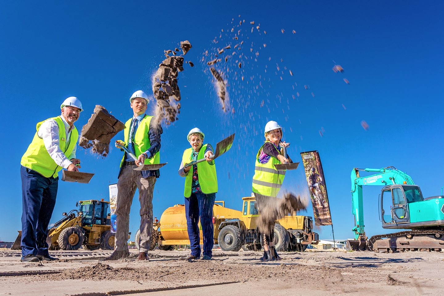 WAFIP turning of the sod - Josh Cowling Photography