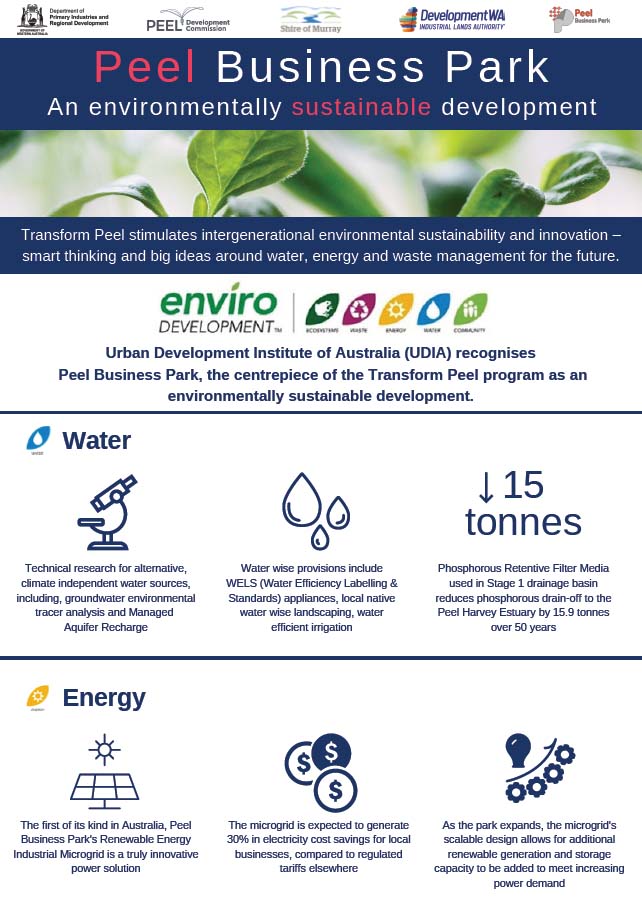 Download the Peel Business Park Environment flyer.